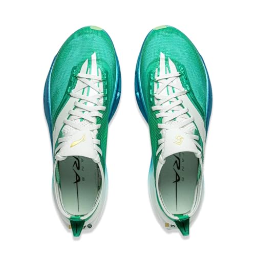 LI-NING FEIDIAN 5 Ultra Men's Running Shoes Boom Fiber Reflective Lightweight Breathable Racing Sneakers Pool Green US 9 - Image 4