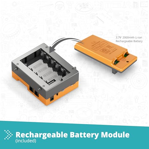 Engino Education STEM & Robotics Produino Homeschooling and Classroom Kit with Rechargeable Battery for Ages 12+ - Image 5