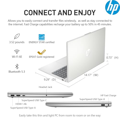 HP 15.6 Laptop Touchscreen Computer, Touch Screen Laptop 15 Inch, Intel Core i5(10 cores), Windows 11 Pro, 32GB RAM 1TB SSD, 10-Key - Image 8