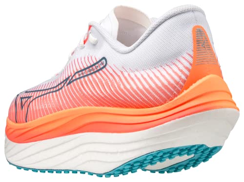 Mizuno Mens Wave Rebellion Pro Running Shoe, White-Silver, 11 Regular - Image 7