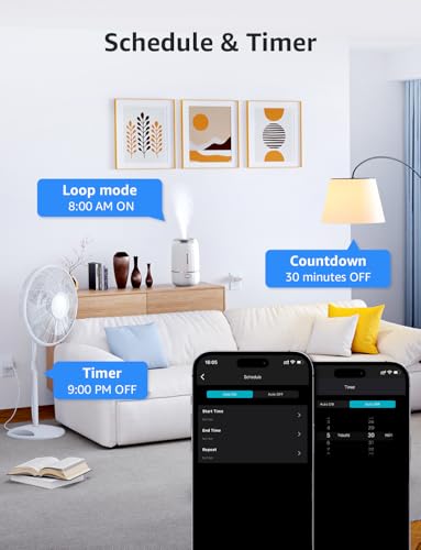 Lepro P1 Smart Plug Mini 15A, WiFi Outlet Plugs Compatible with Alexa & Google Assistant, Voice/APP Control, Timer & Group Controller, 2.4Ghz Only, ETL & FCC Certified, 2-Pack - Image 8