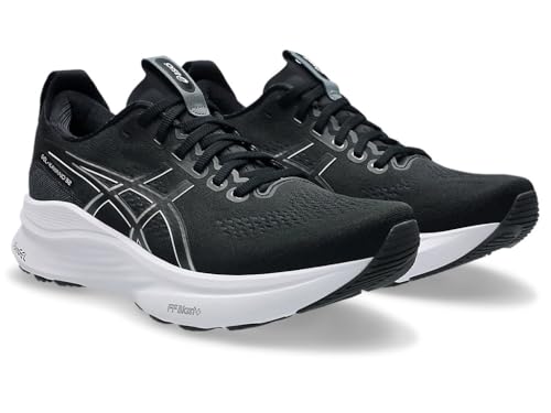 ASICS Mens Gel-Kayano 32 Running Shoes, BLACK/WHITE, 6 - Image 4