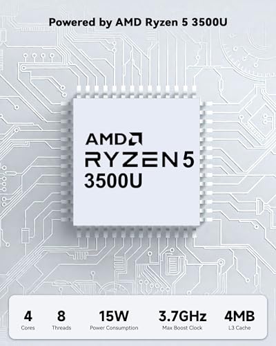 15.6'' IPS FHD-Laptop, 32GB RAM 1TB SSD AMD Ryzen 5(Beat i5-1135G7, 4 Cores Up to 3.7GHz) Student Computer with 65W Type-C, 2 Years Warranty, Fingerprint, Backlit Keyboard, BT5.2, Numpad, for Home - Image 2