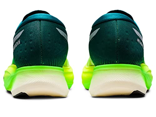 ASICS Unisex METASPEED Edge+ Running Shoes, 12M / 13.5W, Velvet Pine/Safety Yellow - Image 5
