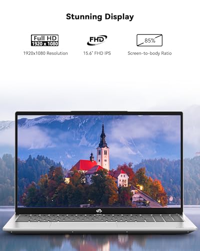 15.6'' IPS FHD-Laptop, 32GB RAM 1TB SSD AMD Ryzen 5(Beat i5-1135G7, 4 Cores Up to 3.7GHz) Student Computer with 65W Type-C, 2 Years Warranty, Fingerprint, Backlit Keyboard, BT5.2, Numpad, for Home - Image 6