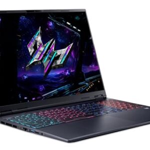 acer Predator Helios Neo 16S AI Gaming Laptop, NVIDIA RTX 5070Ti, 16″ 2.5K WQXGA 240Hz 2ms OLED Display, Intel Ultra 9 275HX, RGB Backlit Keyboard, 64 GB DDR5, 8 TB SSD, Windows 11 Pro, Accessories