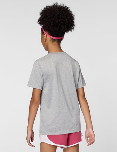 Nike Big Kid's Legend Dri-Fit T-Shirt, Tumbled Grey/Flat Silver/Heather, Large - Image 4