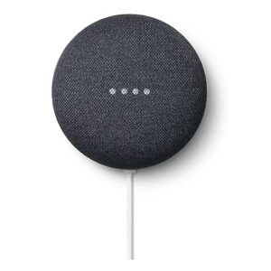 Google Nest Mini 2nd Generation Smart Speaker with Google Assistant – Charcoal