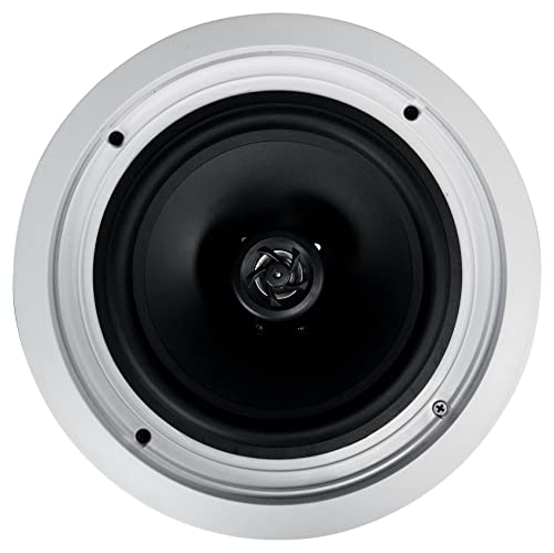 Rockville LED Tube Amp/Home Theater Receiver+(8) 8" White Ceiling Speakers - Image 8