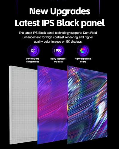 Kuycon P40K 40 inch FHD (5120 x 2160) 5K 120HZ Gaming Monitor,IPS Black Panel,1.07 Billion Colors,99% sRGB,8ms, HDR10,G-Sync FreeSync,2000:1 Contrast,HDMI,DP,VESA (Minimalist - with Stand) - Image 3