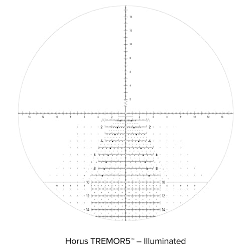 Nightforce ATACR 7-35x56mm F1 34mm Tube Precise Illuminated First Focal Plane Black Hunting Gun Scope, Horus TREMOR5 - Illuminated, C692 - Image 7