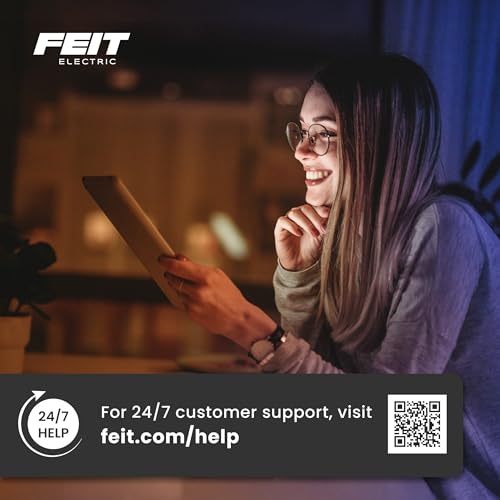 Feit Electric A19 LED Light Bulb, 60W Replacement, Dimmable, Selectable Color Temperatures (2700K-5000K), 800 Lumens, General Purpose Light Bulbs, 15,000-Hour Lifetime, OM60DM/5CCTCA/LED/ 10 Pack - Image 7