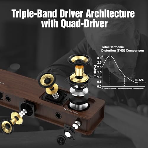 Flagship 5.3.4 Dolby Atmos Soundbar, 800W Sound Bar for Smart TV with Subwoofer, 2 Wireless Rear Speakers, BassCoupling Tech for 28Hz Depth, Home Theater Surround Sound System Works eARC, BT 5.3, OPT - Image 4