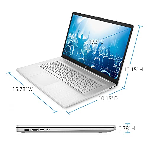 HP 2024 New 17 inch Laptop, AMD Ryzen 5 5500U 6-Cores Processor(Beat i7-1250U), 17" FHD (1080p) IPS Display, 64GB RAM, 2TB SSD, Fingerprint Reader, Windows 11 Pro, w/WOWPC Recovery USB - Image 5
