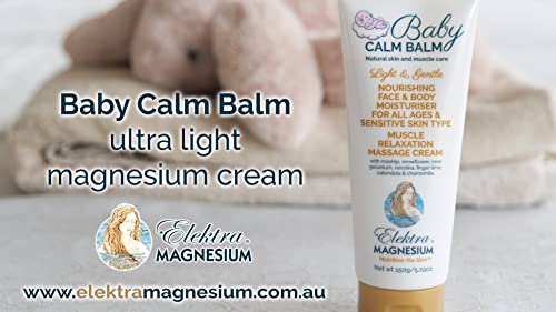 ELEKTRA MAGNESIUM Australian Made Baby Calm Balm 150g Nappy Rash Ointment Has a Unique Dual Action to Help Treat and Prevent Nappy Rash, Soothing and Hydrating Baby Skin - Image 5