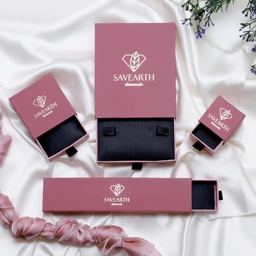 SAVEARTH DIAMONDS Halo Bridal Ring Set For Women 1.00 Cttw Pear And Round Cut Lab Grown Diamond Two Row Wedding Band Rings Set In 14K Yellow Gold Plated Vermeil Jewelry Gift for Her-7.5 - Image 6