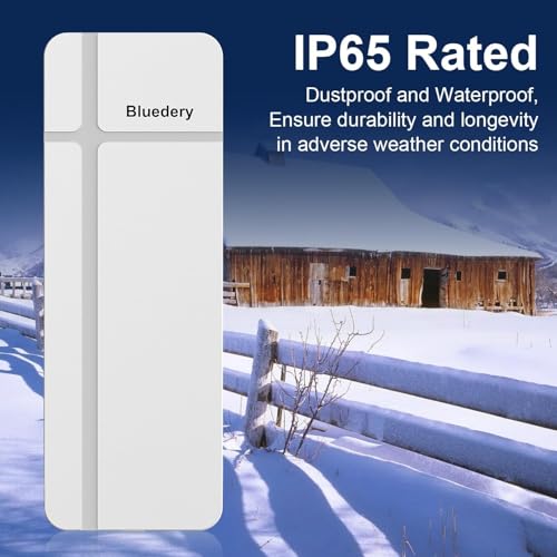 Dual 1Gbps Ethernet Port Point to Point WiFi Extender Long Range Bridge, 5.8GHz 3KM 1000Mbps Starlink WiFi Extender Signal Booster, Outdoor Wireless Bridge with 18dBi High Gain Antenna, 2 Pack - Image 5