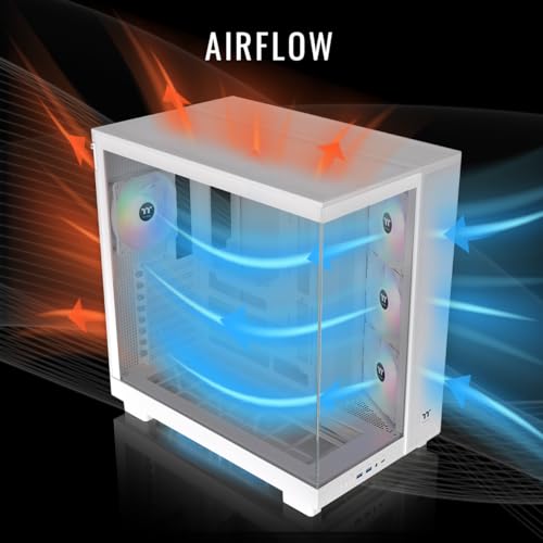 Thermaltake LCGS View 9580S-380XL Gaming Desktop (AMD Ryzen™ 9 9950X3D, ToughRam 32GB DDR5 6000MT/s RGB Memory, NVIDIA® GeForce RTX™ 5080, 2TB NVMe M.2, WiFi, Windows 11) VXLS-X870-580-LCS - Image 3