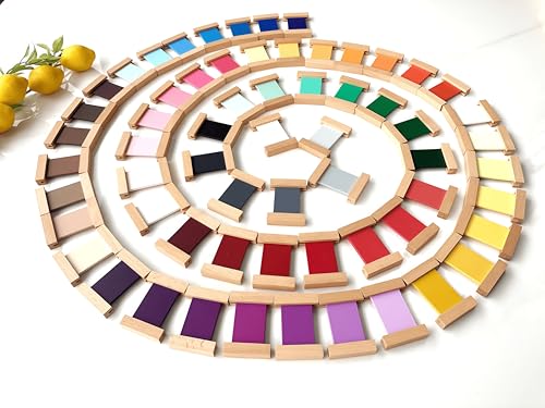 Advanced Montessori Sensory Toys, Montessori Sensorial Kit 2 with Knobless Cylinders & Trinomial Cube, 12 Premium Beechwood Educational Toys for Kids 3-8, Homeschool Preschool Learning Materials - Image 4