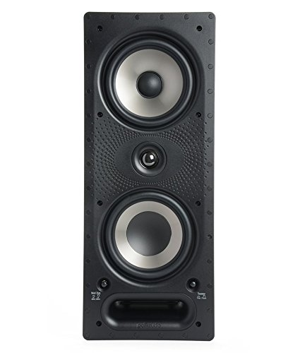 Polk Audio 265-RT 3-Way in-Wall Speaker - Vanishing Series | Fits Ceiling/Wall | High-Performance Home Stereo Speakers | Power Port & Paintable Grille - Black - Image 6