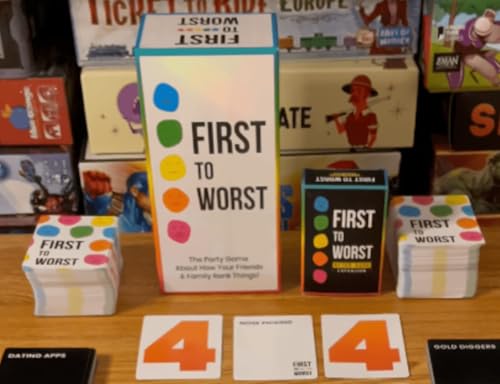 FIRST TO WORST Party Game - The Card Game About How Your Friends and Family Rank Things - White Elephant Gifts, Stocking Stuffers and Board Games Night with Friends with Polarizing Priorities - Image 8