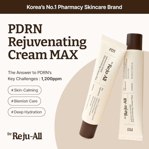 Dr. Reju-All Advanced PDRN Rejuvenating Cream Max – 99% Pure Salmon DNA PDRN Face Moisturizer – Optimal 1200ppm Concentration for Glow Skin – Korean Anti-Aging Skin Care Face Cream - Large 2.0 Fl Oz - Image 2