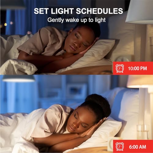 Sengled Alexa Light Bulb, Smart Light Bulbs, Smart Bulbs That Work with Alexa & Google Assistant, WiFi Light Bulbs A19 Soft White (2700K) No Hub Required, 800LM 60W Equivalent High CRI>90, 4 Pack - Image 7