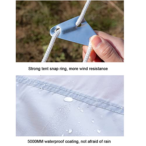 JOMRTS 5-8 Man Camping Tent Waterproof 5000 PU Double Door Family Tent for Hiking Outdoor Festivals Backpacking Survival Travel - Image 7