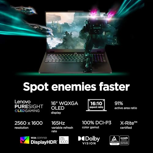 Lenovo Legion Pro 5i Gen 10 Gaming Laptop - Intel 24 Core Ultra 9 275HX, GeForce RTX 5070 Ti, 64GB RAM, 4TB SSD, 16.0" WQXGA OLED 165Hz Display, Wi-Fi 7, 24zone RGB Backlit, Win 11 Pro, Accessories - Image 2
