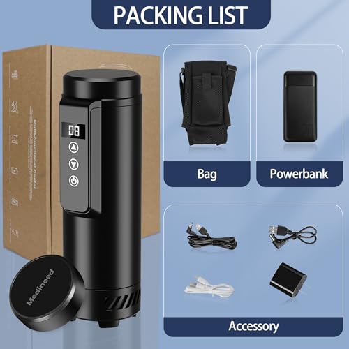 Insulin Cooler Travel Case Tsa Approved, USB Charger Diabetes Travel Case Medicine Organizer, 1-7 Pens Medication Cooler Refrigerated Medicine Box for Diabetic Supplies Carrying (Black) - Image 7