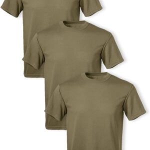 Soffe Men’s 3 Pack – USA Poly/Cotton Military Tee