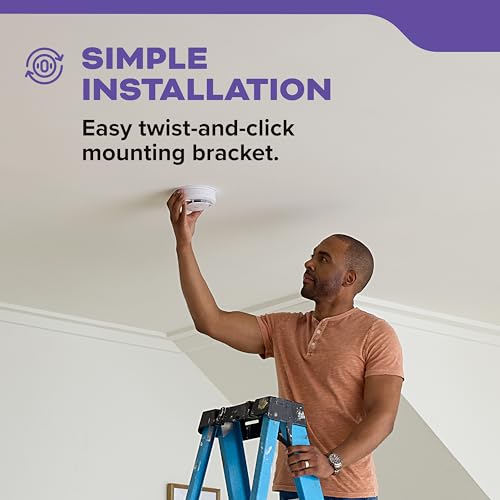 Kidde Hardwired Smoke & Carbon Monoxide Detector, 10-Year Battery Backup, Interconnectable LED Warning Light Indicators, 30CUA10 - Image 9