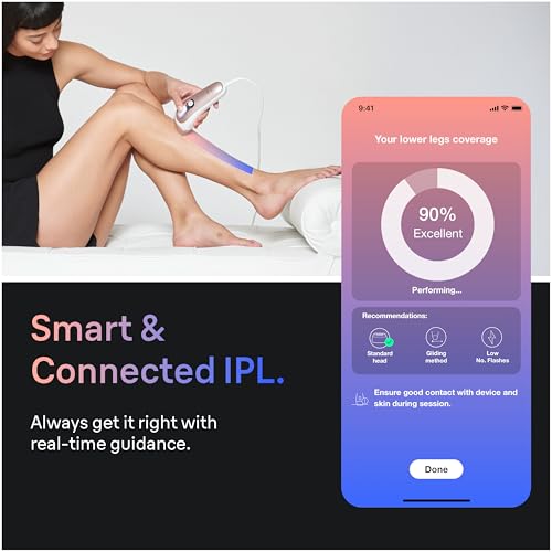 Braun Smart IPL, Vogue’s Best Hair Removal Device, Skin i·Expert Pro 7: at Home Laser Hair Removal, Permanent Visible Hair Reduction, Free App, Vanity Case, Venus Razor, 4 Smart Heads, IPL7387 - Image 6