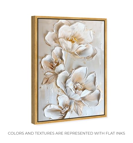 Art Remedy Lush Floral II Canvas New Floral Wall Art, Gold Frame, 36" x 54" - Image 2