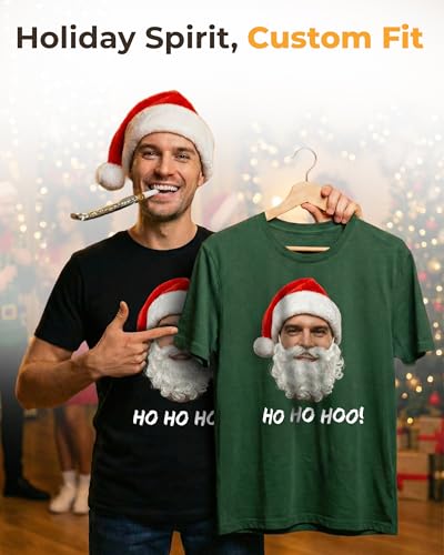 Custom 2 Sided T-Shirts 12 Pack - Design Your Own Shirt - Front and Back Printing on Shirts - Add Your Image Photo Logo Text Number Forest Green Tshirt for Men and Women - Image 5