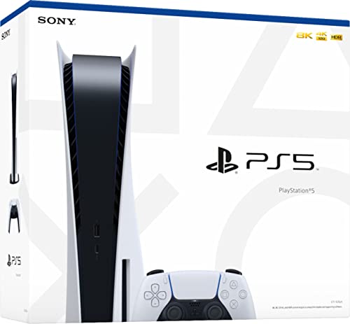 Playstation 5 Disc Version PS5 Console - 4K-TV Gaming, 120Hz 8K Output, 16GB GDDR6, 825GB SSD, WiFi 6, Bluetooth ~5.1 (Renewed) - Image 4