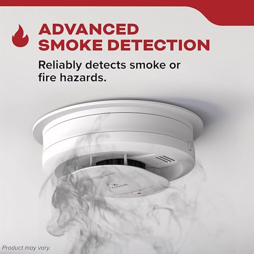 Kidde Hardwired Smoke Detector, 10-Year Battery Backup, Voice Alerts, Interconnectable, LED Warning Light Indicators, 20SA10-V - Image 3