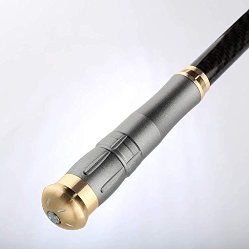 Fishing Rod and Reel Combos Carbon Matrix Telescopic Fishing Rod Pole Saltwater and Freshwater Fishing Gear Kit (Black 2.4m/4Festival) - Image 3