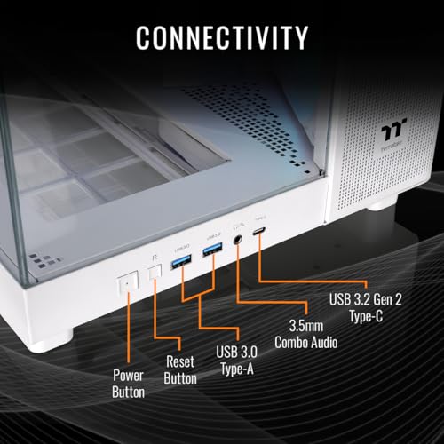 Thermaltake LCGS View 9580S-380XL Gaming Desktop (AMD Ryzen™ 9 9950X3D, ToughRam 32GB DDR5 6000MT/s RGB Memory, NVIDIA® GeForce RTX™ 5080, 2TB NVMe M.2, WiFi, Windows 11) VXLS-X870-580-LCS - Image 4