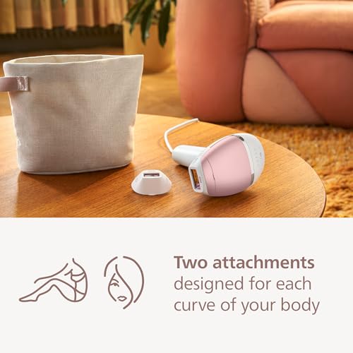 Philips Lumea 8000 Series IPL Hair Removal Device, Personal Permanent at Home Laser Hair Reduction, for Women & Men, SenseIQ Technology, 2 Attachments for Body & Face, BRI932/03 - Image 7