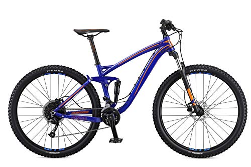 Mongoose Salvo Sport Mountain Bike for Adult, 18-Speed Trigger Shifter, 29-Inch Wheels, Full Suspension, 16-Inch Small Frame, Hydraulic Disc Brakes, Blue - Image 7
