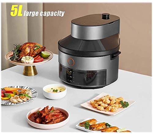 NCRD Air Fryer with LCD Digital Touch Screen, 5.5Qt Airfryer, Temperature Control 180-400°F Auto Shut Off Air Fryers XL Family Size - Image 2