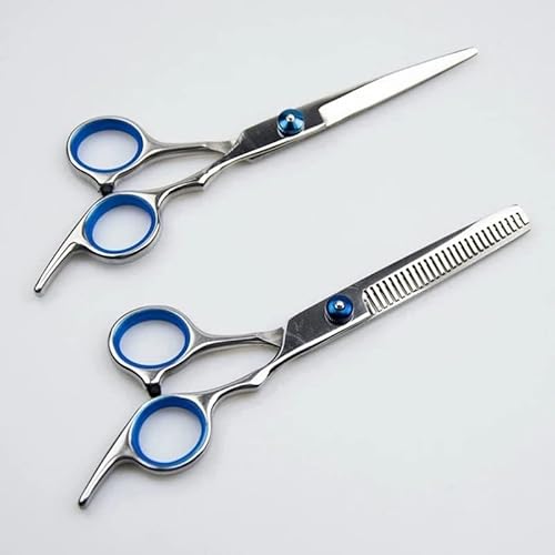 JSEIAJB Hairdressing Scissors Set, Professional Thinning Scissors and Sharp Hairdressing Scissors Home Hair Cutting Kit - Image 3