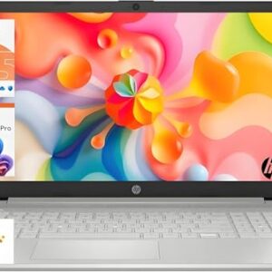 HP 2026 15 inch Laptop, Intel 4-core Processor, 16GB RAM, 256GB SSD, 15.6″ Micro Edge LED IPS Display, SD Card Reader, HDMI, Windows 11 Pro, Long Battery Life, WI-Fi-6, WOWPC USB