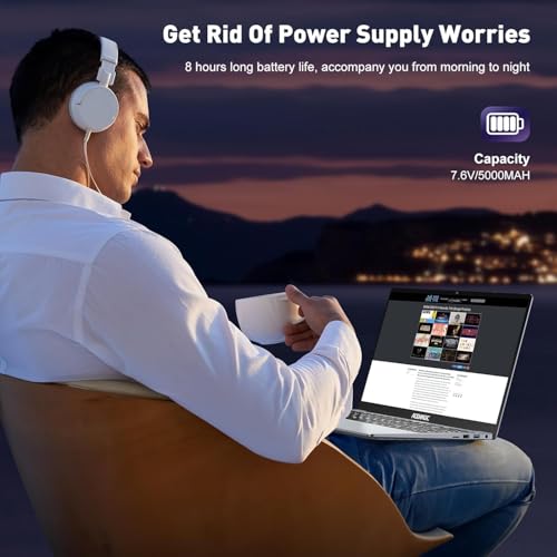 ACEMAGIC 2025 Laptop,15.6-Inch FHD Display Laptop with Quad Core-12th Alder Lake N95(Up to 3.4GHz), 16GB RAM 512GB ROM Traditional Laptop Computer,Silver - Image 4