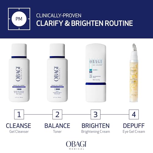 Obagi Nu-Derm Clear Fx – Skin Brightening and Evening Cream with Arbutin, Vitamin C and Lactic Acid – Two Pack, 2 * 2 oz - Image 5