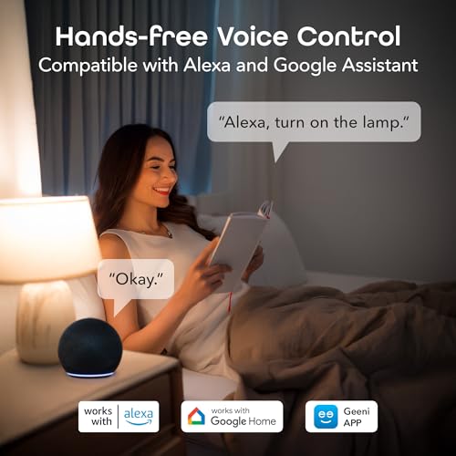 Geeni Prisma Plus 800 Dimmable Smart Light Bulbs with 2.4 GHz Wi-Fi Connectivity – Color-Changing & Tunable White, A19 LED Smart Bulb – Works with Alexa & Google, 4-Pack - Image 8