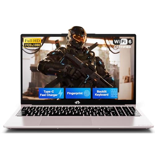 NIMO 15.6" IPS FHD-Student-Laptop, 16GB RAM 1TB SSD Intel N150(Beat i3-10110U, Up to 3.6GHz) Computer with 65W Type-C, Fingerprint, Backlit Keyboard, Wi-Fi 6, BT5.2, for Business and Home - Image 4