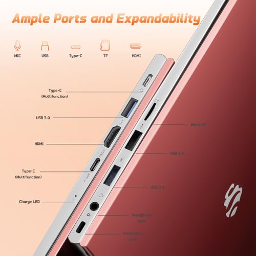 NIMO 15.6" IPS FHD-Student-Laptop, 16GB RAM 1TB SSD Intel N150(Beat i3-10110U, Up to 3.6GHz) Computer with 65W Type-C, Fingerprint, Backlit Keyboard, Wi-Fi 6, BT5.2, for Business and Home - Image 8