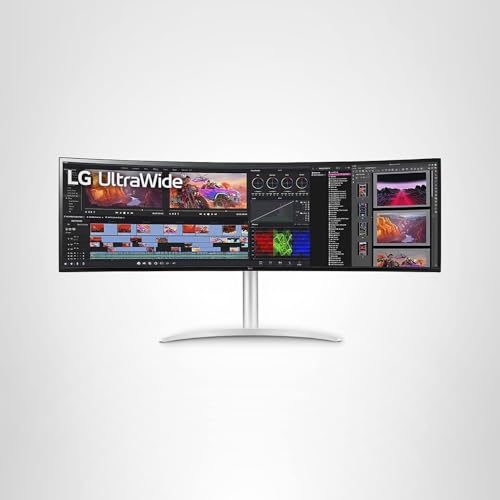LG 49WQ95C-W 49 Inch 32:9 Curved UltraWide DQHD (5120 x 1440) Nano IPS Monitor, NVIDIA G-SYNC Compatible & AMD FreeSync Premium Pro, HDMI 2.1 & USB Type-C (90W PD), Tilt/Height/Swivel Adjustable - Image 11